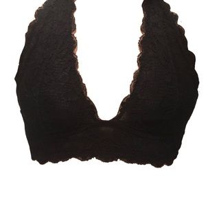 Black lace bralett